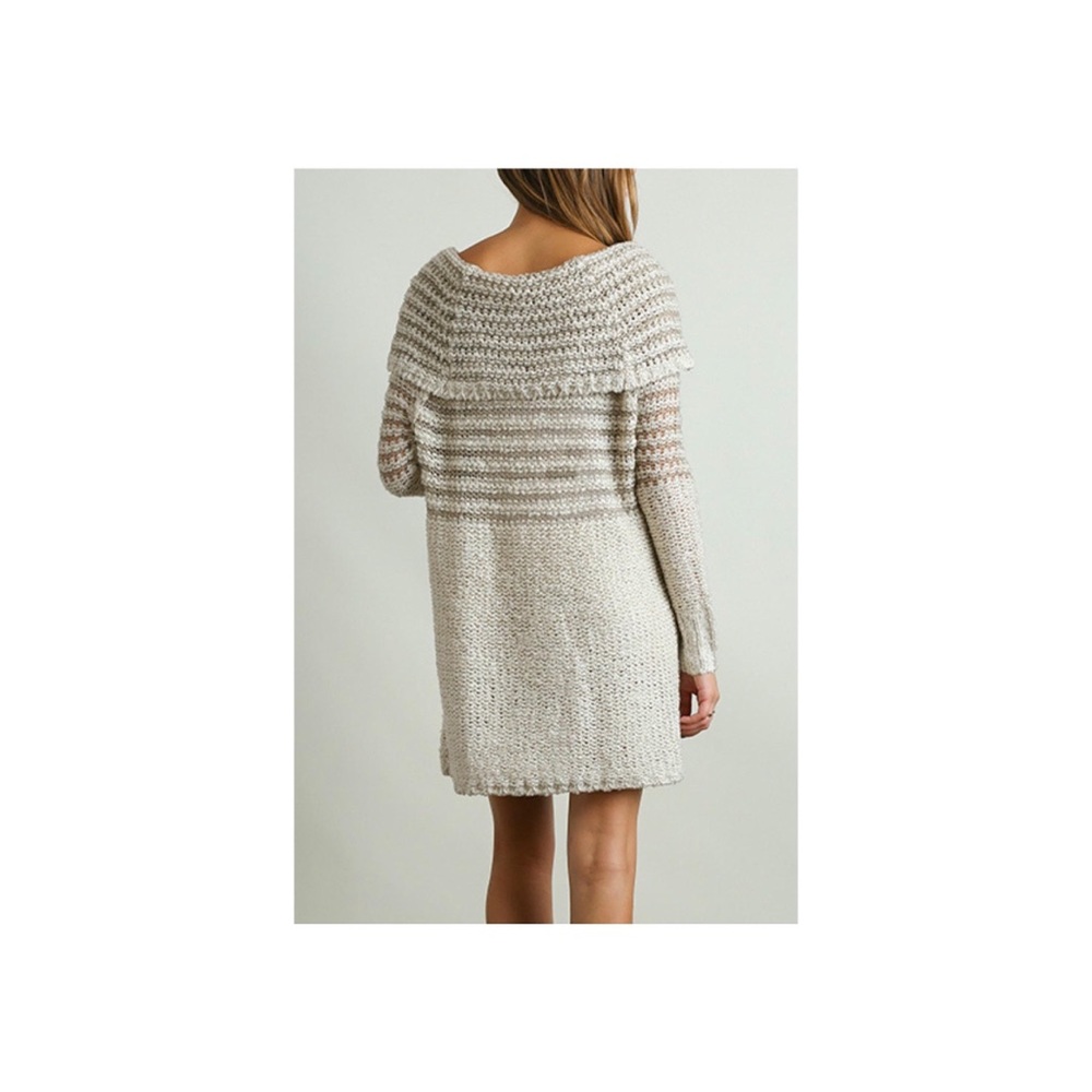 Umgee Soft Off the Shoulder Knit Dress Sz Sm - Picture 6 of 6